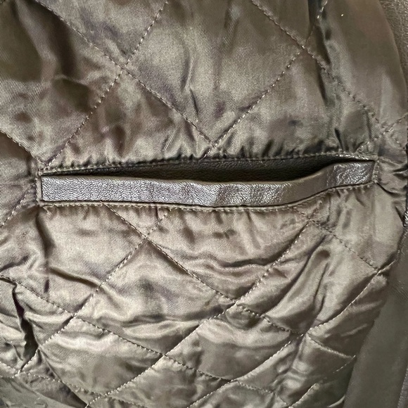 LL Bean Flying Tiger Bomber Goatskin Leather Jacket ThinsulateSize Large - Tall - Picture 6 of 11